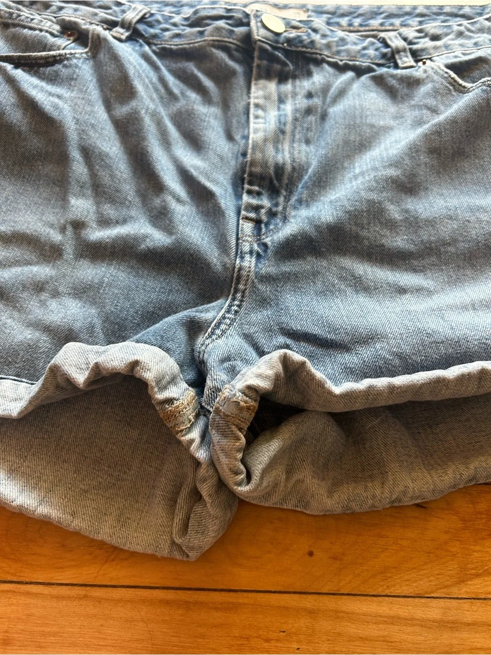 ASOS High-Rise Denim Shorts
